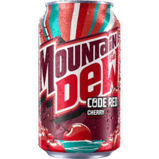 Mtn Dew Code Red Soda Can