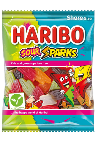 Haribo Sour Sparks Gummy Candy