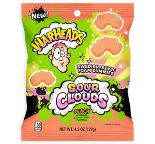 WARHEADS SOUR CLOUDS PEACH (USA)