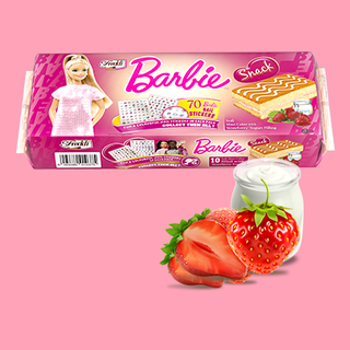 Barbie Strawberry & Yogurt Cakes Singles (Gift Inside) - (United Kingdom)