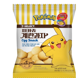 7-Select Pokemon Pikachu Egg Snack (Korea)