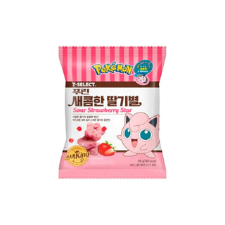 7-Select Pokemon Purine Sour Strawberry Star Snack (Korea)