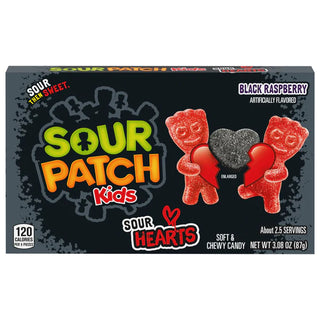 Sour Patch Kids Black Raspberry Sour Hearts