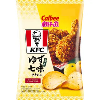 Calbee / KFC Yuzu Shichimi Flavor Potato Chips ( JAPAN )