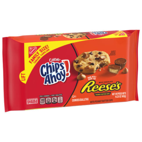 Chips Ahoy! Reese's Peanut Butter Cups Cookies (Family Size)