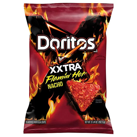 Doritos XXTRA Flaming Hot Nacho Chips (USA)