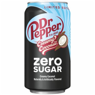 Dr Pepper Creamy Coconut 🥥 Soda  (Zero Sugar)