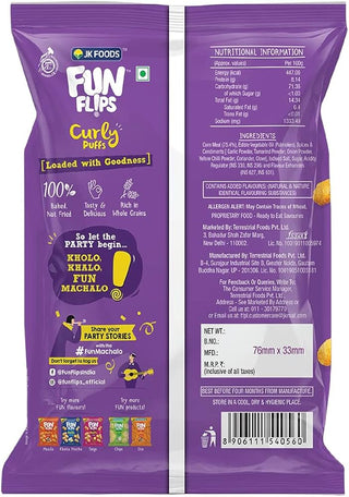 Fun Flips Curly Puffs Mocktail Flavor (India)