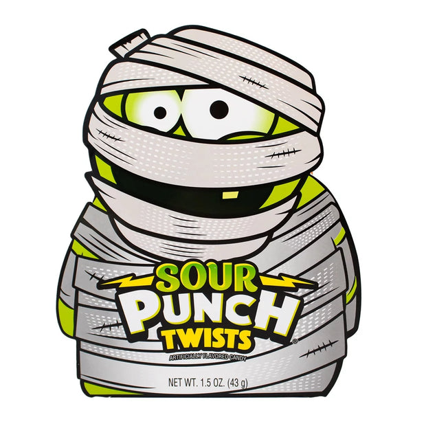 Sour Punch Twists Mummy Boxes (Halloween)