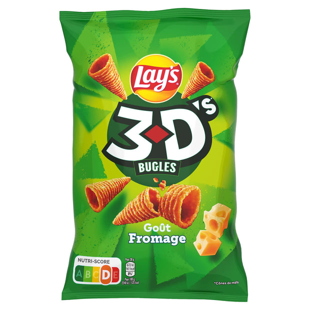 Lay's 3D'S Bugles Goût Fromage (FRANCE)