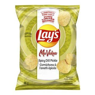 Lay's / Miss Vickies Spicy Dill Pickle Chips (Limited Time Only) (Canada 🍁)