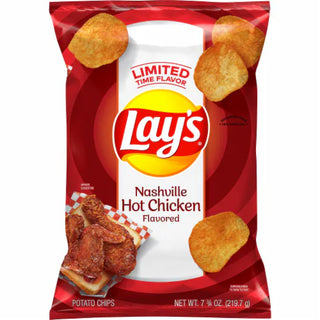 Lay's® Nashville Hot Chicken Flavored Potato Chips (USA)