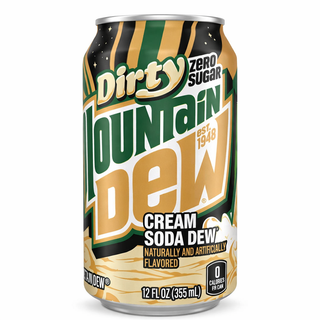 Dirty Mountain Dew Cream Soda ZERO SUGAR