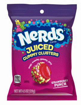 Nerds Juiced Strawberry Punch Gummy Clusters (USA)