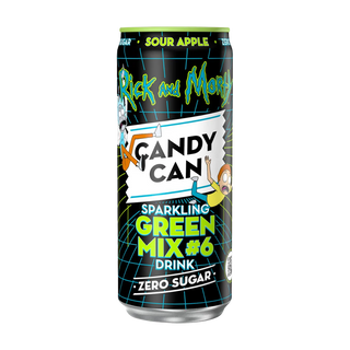 Rick and Morty Sparkling Green Mix #6 Drink Zero Sugar (UK)