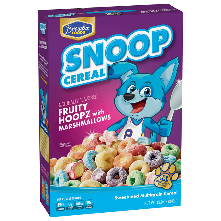 Snoop Cereal - Fruity Hoopz Marshmallow Breakfast Cereal