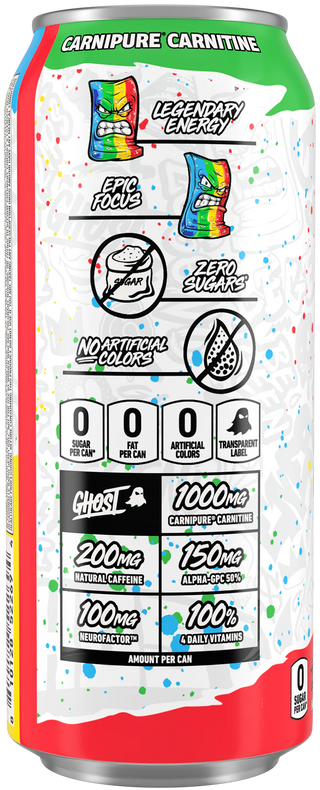 GHOST® ENERGY SOUR STRIPS RAINBOW FLAVORS