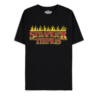 Stranger Things Retro Flame Logo Graphic Tee