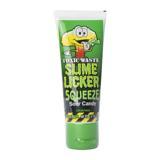 Toxic Waste Slime Licker Squeeze Sour Candy (Green Apple)