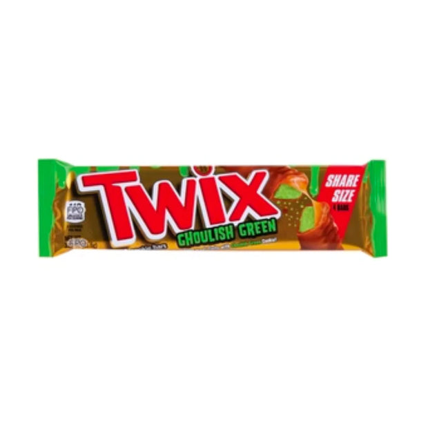 Twix Ghoulish Green Share Size Chocolate Bar