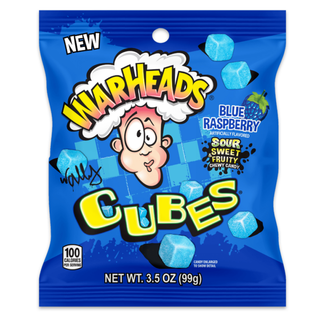 Warheads Cubes Blue Raspberry