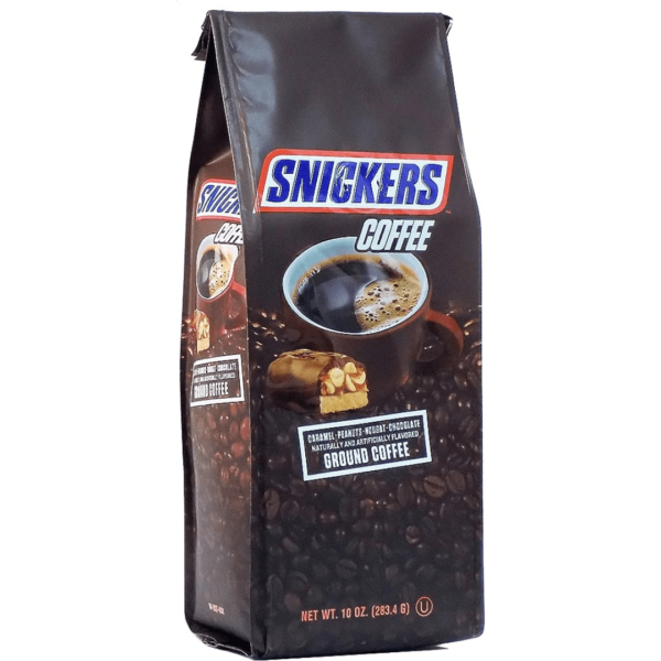 Snickers Caramel Peanut Nougat & Chocolate Flavored Ground Coffee