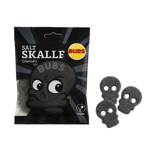 Bubs Salt Skalle Black Licorice ( Sweden )