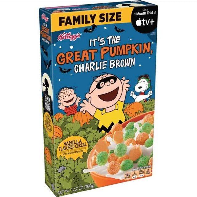 Kellogg's Charlie Brown Great Pumpkin Cereal