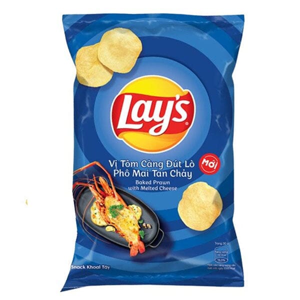 Lay's Baked Prawn With Melted Cheese Flavor Potato Chips - Limited Edi ...