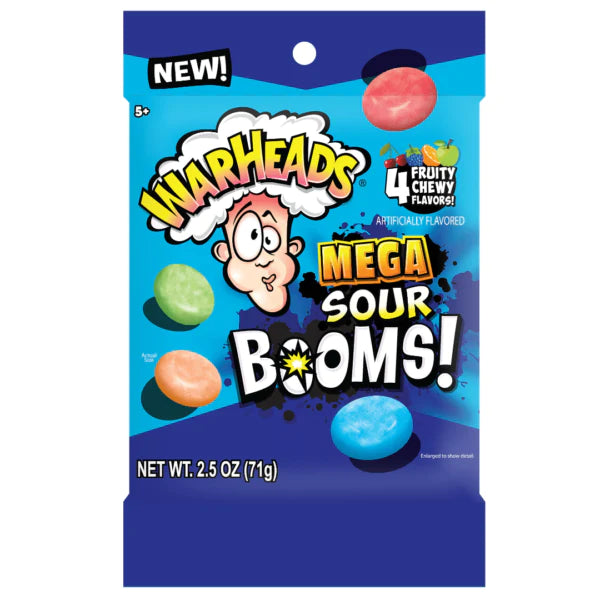 Warheads Mega Sour Booms Candy