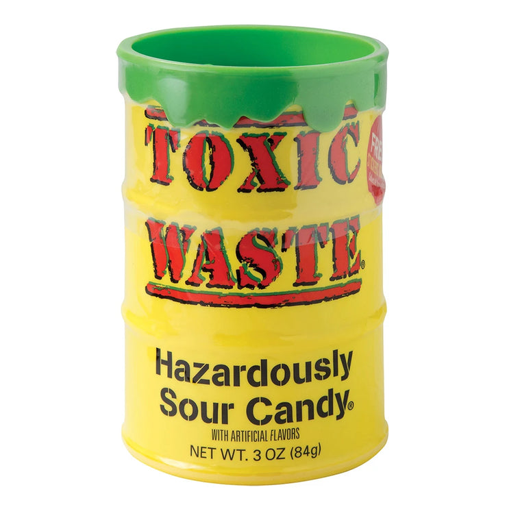 Toxic Waste Sour Candy Filled Piggy Bank