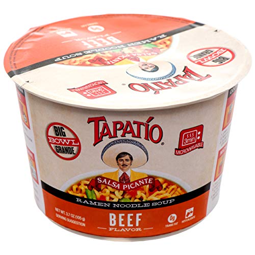 Tapatio Beef Flavor Ramen Noodle Cup