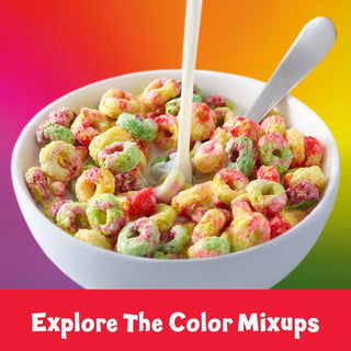 Kellogg's Froot Loops Color Mix-Ups Breakfast Cereal (Family Size)