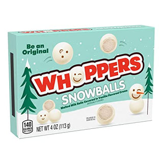 Whoppers Snowballs - Vanilla Flavored Creme Malted Milk Balls.