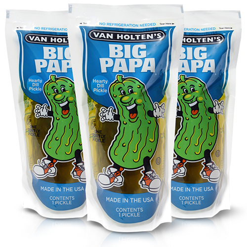 Big Papa Hearty Dill Pickle In A Pouch (USA)