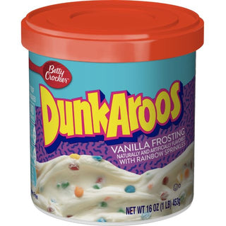 Betty Crocker Dunkaroos Vanilla Frosting With Rainbow Sprinkles