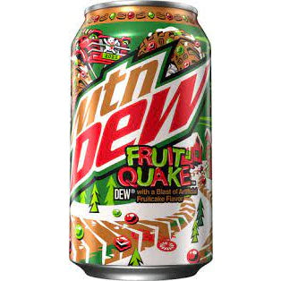 Mtn Dew Fruit Quake (Xmas Holiday Flavor)