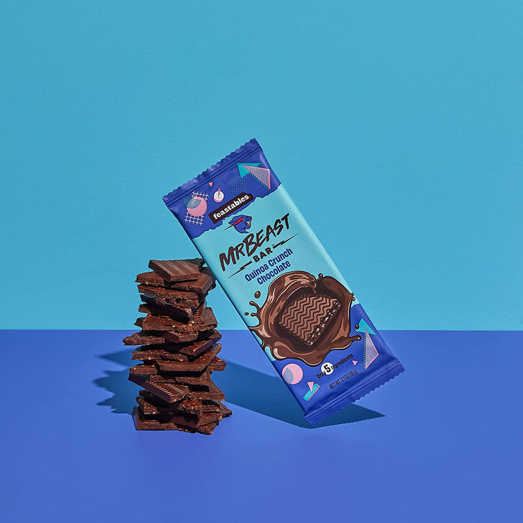 Feastables MrBeast Quinoa Crunch Chocolate Bar – Snackrite Xotiks