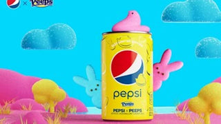 Pepsi X Peeps Marshmallow Candy Flavored Cola