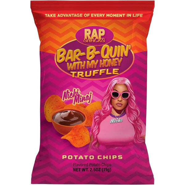 Rap Snacks Nicki Minaj - Bar-B-Quin With My Honey Truffle Chips