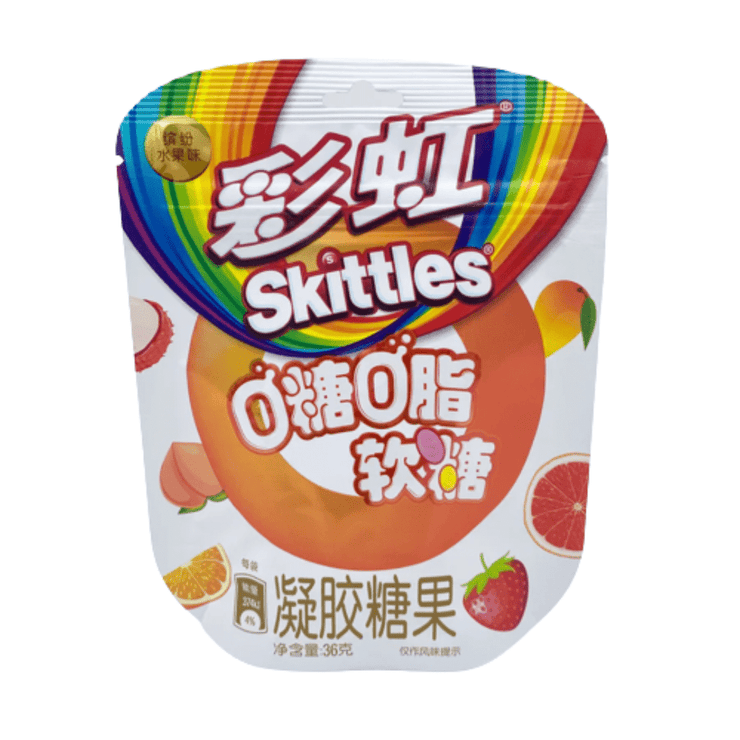 Skittles Zero Sugar Fruit Mix Gummy Candy (China)