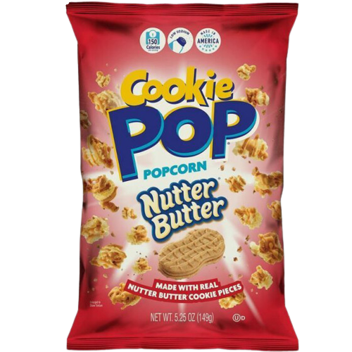 Cookie Pop Nutter Butter Popcorn – Snackrite Xotiks