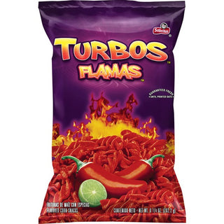Sabritas Turbos Flamas Flavored Corn Snacks (Mexico)
