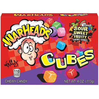 Warheads Cubes Sour & Sweet Chewy Candy