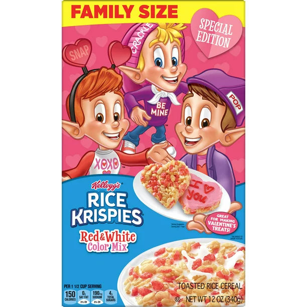 Kellogg's Rice Krispies Special Edition - Red & White Color Mix (Family Size)