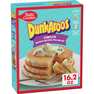 Dunkaroos Complete Rainbow Sprinkles Pancake Mix with Rainbow Sprinkles Frosting