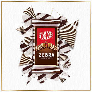 Kit Kat Zebra Dark & White Chocolate Bar Limited Edition (UK)