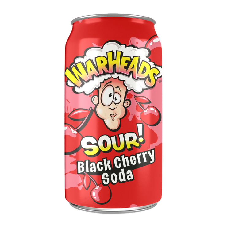 Warheads SOUR!  Black Cherry Soda