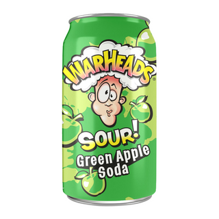 Warheads SOUR! Green Apple Soda